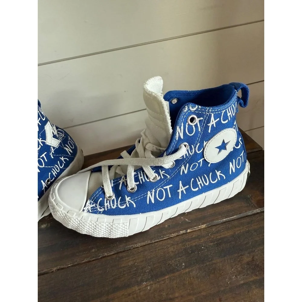 Converse High Not A Chuck University Blue White High Top Sneakers‎